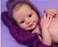 NPK 19inch Fresh Color Reborn Doll Kit Magdalena Soft Touch Unfinished Doll Parts with Body and Eyes