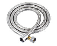 Temkunes Gold Bright 1M 1.5M 2M 3M Extra Long Shower Hose for Handheld Shower Head Stainless Steel Brass nut Thickening