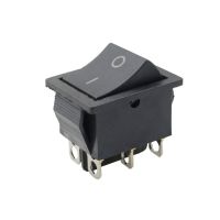 KCD4 rocker switch boat switch Momentary self-reset &amp; fixed self-locking 6pin 16A 250VAC 20A 125VAC