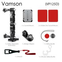 สำหรับ4K หมวกกันน็อคตัวยึดกล้อง Pro สำหรับ Chin Vamson อุปกรณ์เสริม OSMO Hero 5 7 Go Motorcycle 4 6 VP527วิดีโอ &amp; กล้องวิดีโอแอคชั่น