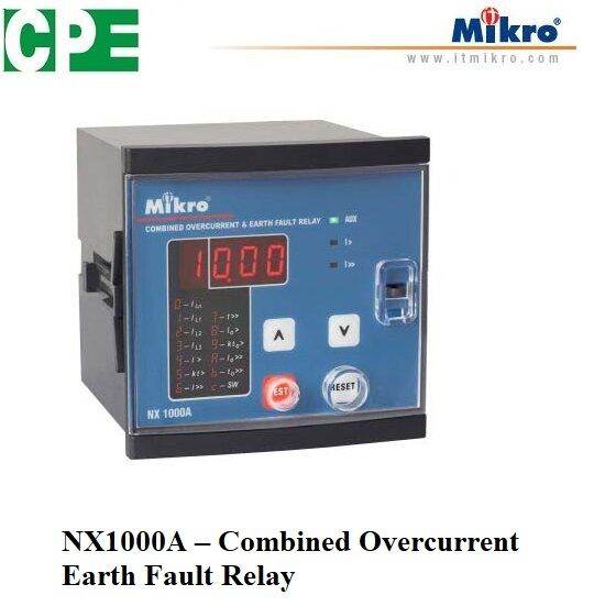 Mikro Nx1000a 240a Combined Overcurrent And Earth Fault Relay Lazada 3707