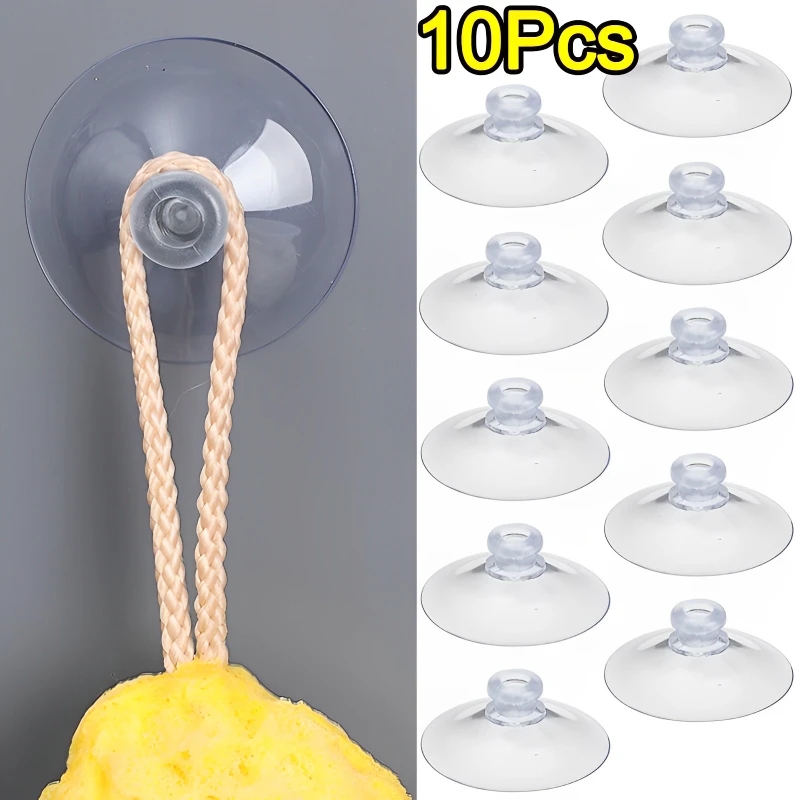 10/1pcs telus sedutan cawan silikon sedutan cawan kuat sedutan cawan ding dapur bilik mandi tingkap kaca cangkuk bekalan PVC