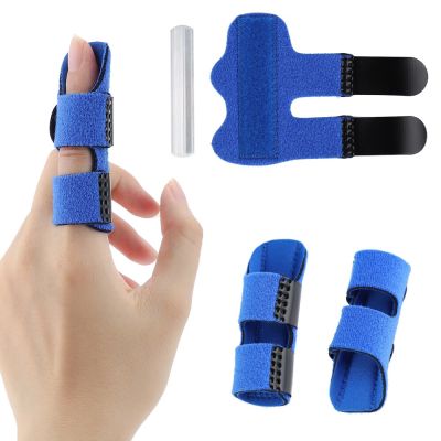 1Pcs Pain Relief Aluminium Finger Splint Fracture Protection Brace Corrector Support With Fixed Tape Bandage Adhesives Tape