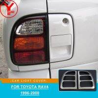 ฝาครอบไฟท้ายสำหรับโตโยต้า RAV4 1996 1997 1998 1999 2000ไฟท้ายรถโกรเมี่ยม ABS ด้านหลังปลอกคอกันสุนัขเลียอุปกรณ์เสริมไฟหน้า1997