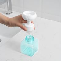 Flower Liquid Soap Dispenser Hand Soap Pump Bottle Floral Foam Bubbler Handsoup Pressing Type Head Bottling Bathroom Pump Bottle