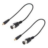 2X RF Coaxial to MCX TV Antenna Cable Adaptor DVB-T DVBT