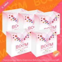 บูมคลอลาเจนพลัส (BOOM COLLAGEN PLUS) คอลลาเจนไดเปปไทด์และไตรเปปไทด์ - จำนวน 5 กล่อง มี 70 ซอง