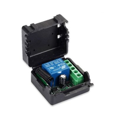 Universal Wireless Receiver Switch Relay Receiver Module Parts DC 12V 1CH for Smart Home Remote Controls,Receiver Only