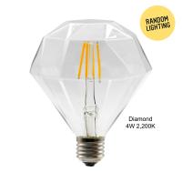 หลอดไฟ LED Diamond 4W (แพ็คละ 6 หลอด)