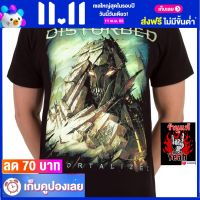 เสื้อวง DISTURBED เสื้อวินเทจ ผ้าร้อยแท้ ดิสเทิร์บ ไซส์ยุโรป RDM1516