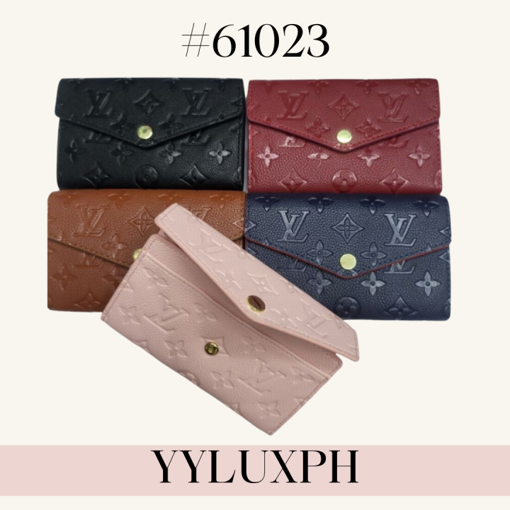 #61023 Leather Medium Bifold Womens Wallet (With Box) | Lazada PH