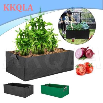 QKKQLA 3 Sizes Square Plant Vegetable Grow Bag Pots Fabric Flower Gardening Growing Tools Veg Planting Bags Vegs Pot Breathable