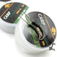 20m Carp Fishing Line Camo Green Braid Soft Hooklink 15lb/20lb/25lb Carp Fishing Rigs Accessories For Carp Fishing Tackle Wire