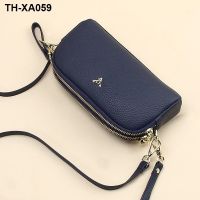 ㍿ 2022 fashion handbags new female aslant package contracted joker large-capacity single shoulder bag double zipper leather