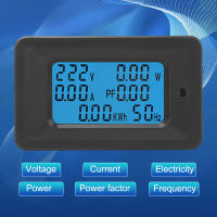 6 in 1 AC Meter แรงดันไฟฟ้า 110 V-250 V Current 20A Power Factor KWH ความถี่ในครัวเรือน 6-in-1 เครื่องวัดแรงดันไฟฟ้า Power Monitor