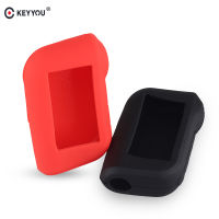 【2023】KEYYOU A93 Keychain Silicone Cover Key Case Prefect For Starline A93 Two Way Car Alarm Remote Controller A63 LCD Transmitter