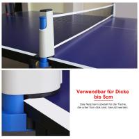 【ราคาถูกสุด】retractable table tennis net 2 สีทนทานโต๊ะสี่เหลี่ยมตาข่ายเทนนิสปรับกลางแจ้งตาข่ายปิงปองอุปกรณ์เสริม