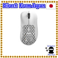【Direct From Japan】 PULSAR GAMING GEARS Wireless Gaming Mouse XLITE V2 Wireless Super Lightweight 59g Ergonomics 2.4GHz 1ms 2000 DPI Optical Sensor Paw3370 Domestic regular goods (Medium, WHITE)