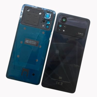 ของแท้สำหรับ Xiaomi POCO X4 Pro 5G X4Pro แผงเคสฝาหลังปิดโทรศัพท์กระจกด้านหลังตัวเครื่องพร้อมฝาครอบเลนส์กล้อง