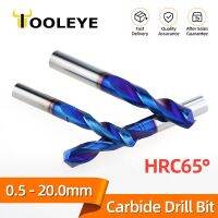 Tooleye HRC65 °ดอกสว่านทังสเตนคาร์ไบด์ดอกสว่านโลหะสําหรับงานโลหะหนักพิเศษ CNC Lathe Steel Drilling Tools 0.5-20.0mm