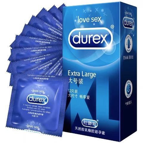 Durex ultra-thin bump screw condom strawberry fruity 56mm large condom ...