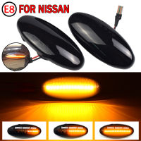 2Pcs Amber LED ด้านหน้า Fender ด้านข้าง Marker ไฟสำหรับ Nissan Navara D22 NP300 1998-05 Datsun Frontier Fiera รถกระบะ Terrano Skystar