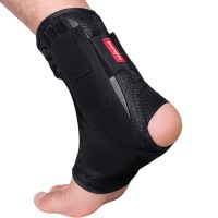 Kuangmi ที่พยุงรั้งข้อเท้ากีฬาปรับสายรัดข้อเท้าคงสมดุลเท้า Orthosis ฟุตบอลการรัดข้อเท้าตัวปกป้องถุงเท้า