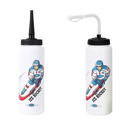；‘【； 1000ML Ice Hockey Water Bottle Portable High Capacity Water Bottle Football Lacrosse Bottle A
