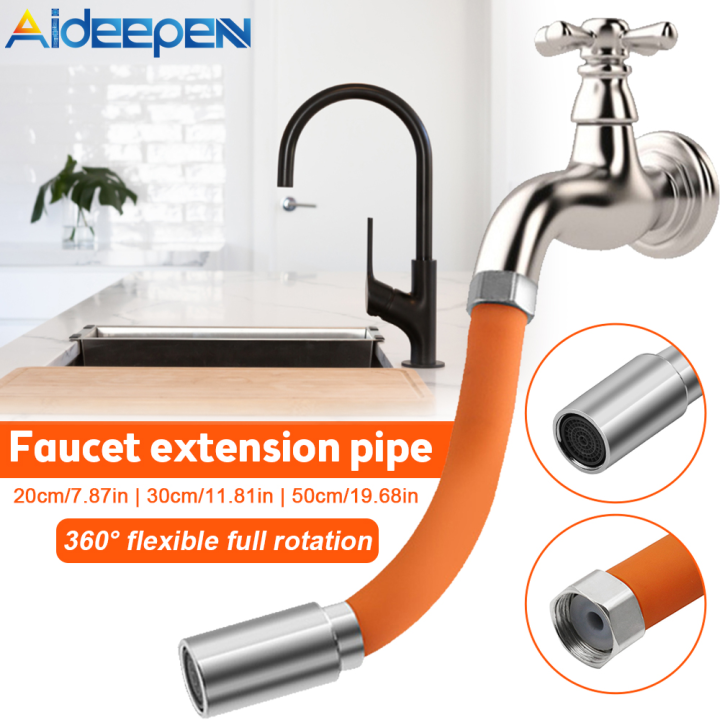 Aideepen Universal Foaming Faucet Tube 360° Free Bending Faucet ...