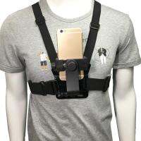 【Be worth】 Levonsity โทรศัพท์มือถือ Chest Mount Harness สายคล้องคอผู้ถือคลิปโทรศัพท์มือถือสำหรับ Iphone Smartphone 6 5 YI 4K Camera