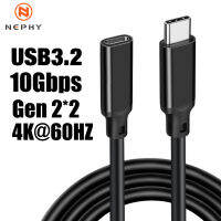 USB 3.2 Gen2 ประเภท C ชายหญิง 5A Gen 2 10Gbps 4K PD 100W สำหรับ MacBook Xiaomi PS 4 5 USBC Charger สายวิดีโอ-nxfnxfnxghnxgb