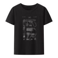 Camiseta militar con estampado de charol para hombre, ropa de manga corta transpirable, Humor, 14 Glock 17 1985, novedad de verano