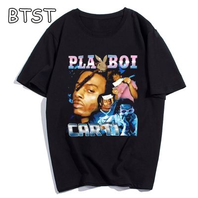 New Playboi Carti shirt T-shirt hypebeast vintage 90s rap hip hop t shirt Fashion Design Casual T Shirt Tops Hipster Men Clothes
