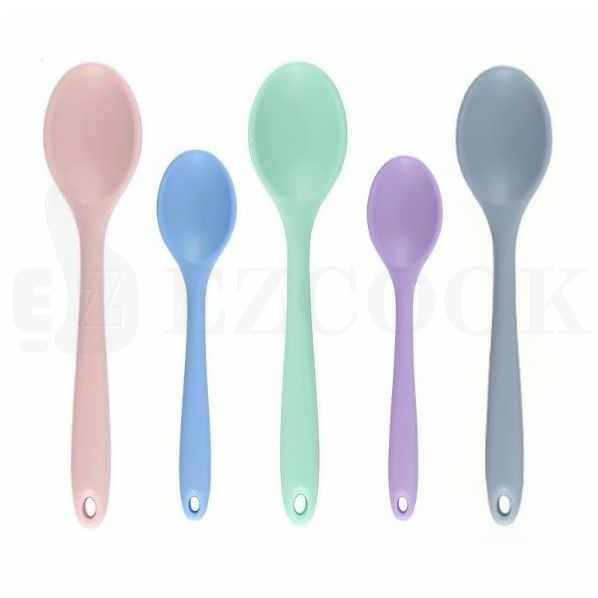 Silicone Spoon, Mixing Spoon, Salad Spoon, Kitchen Spoon For