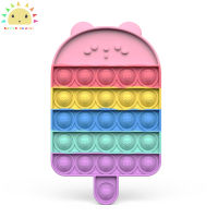 SS【ready stock】Silicone Desktop Puzzle Decompression  Toy For Relieve Stress Birthday Christmas Gift For Girls Boys