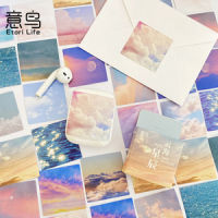 202146 PcsBox Sea and Cloud Scenery Pattern Stickers Scrapbooking Diary Album Journal DIY Decorative School Stationery Supplies
