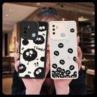 Back Cover texture Phone Case For OPPO A53 2020/A32 2020/A33 2020/A53S Cartoon Phone lens protection couple advanced