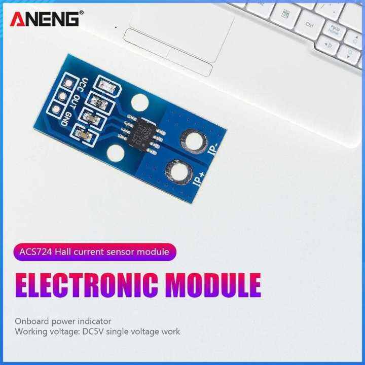 【ANENG】ACS724 Detection Board DC 5V Single Voltage Work Hall Current