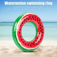 Watermelon Swim Ring Inflatable Float Backyard Pool Float Circle For Adult Children Summer Water Sports Outdoor Game