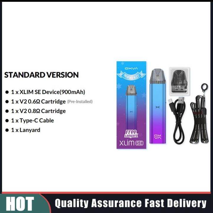 In vogue OXVA Xlim SE Bonus Kit [Legit] Lazada PH