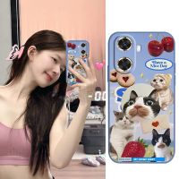 phone case protective case Phone Case For Huawei Enjoy60 Back Cover Liquid silicone shell Camera all inclusive Cartoon