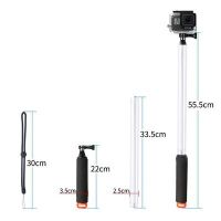 【SALE】 thersbingnorpump1979 ลอย Selfie โปร่งใสกันน้ำ Monopod สำหรับฮีโร่7 6 5 4 3 + เซสชัน4K Go Pro กล้องการกระทำ