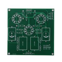 :{”》: พื้นดิน GG พรีแอมป์วงจรขยายเสียงชุดลง PCB บอร์ด Hifi DIY 12AU 7หลอดสุญญากาศพรีแอมป์