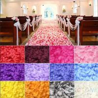 1000/3000pcs 5*5CM Silk Rose Petal Wedding PartyDecorations Fake Artificial Flower Engagement Celebrations Party Supplies 70%