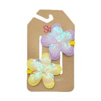 SATI - กิ๊บติดผม - AS. PURPLE &amp; YELLOW FLOWERS FCF112