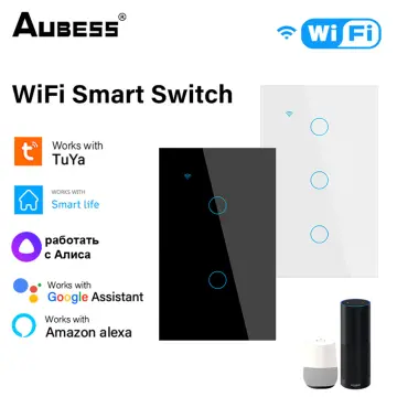 AUBESS TUYA WIFI Smart Switch 1/2/3/4gang 86Type