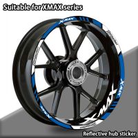 ❅♨ Reflective Motorcycle Accessories Wheel Sticker Hub Decals Rim Stripe Tape For YAMAHA XMAX 150 250 300 xmax300 xmax250 xmax150