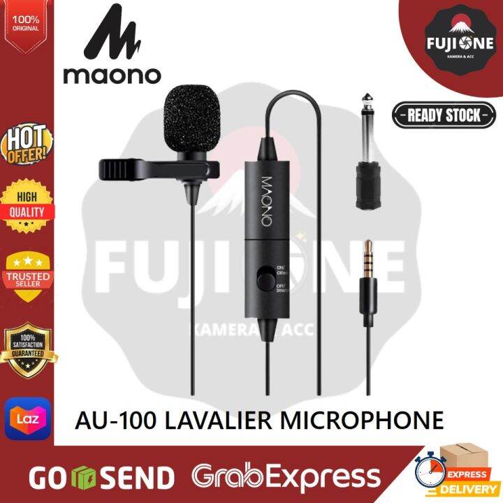 Maono AU100 Lavalier Microphone Original Lazada Indonesia