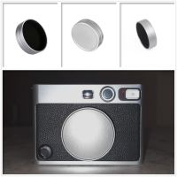 Metal front Lens Cap/Cover Protector Hood For mini EVO Camera Silver Lens Caps