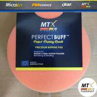 （Kvs auto parts）ชิ้นส่วนรถยนต์ KVS Microtex MTX แม่นยำแผ่นขัด6นิ้วสีส้ม